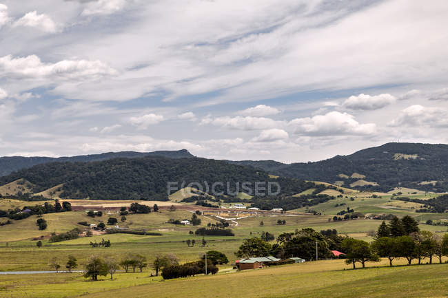 Scenic view of rural landscape, New South Wales, Australia — Stock Photo