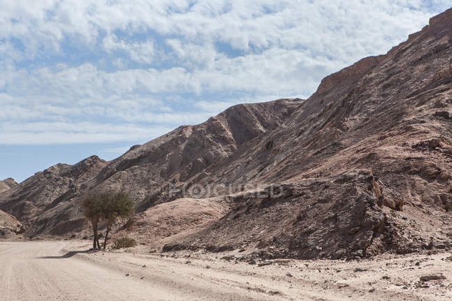 Scenic view of Desert landscape, Swakopmund, Namibia — Stock Photo