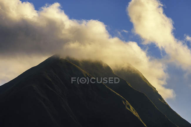 Scenic view of Sembalun hills, West Nusa Tenggara, Indonesia — Stock Photo