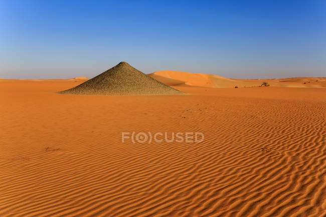 Закри видом на піщані дюни в пустелі, Саудівська Аравія — стокове фото