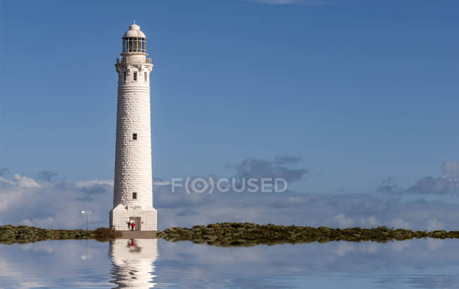 Scenic view of Cape Leeuwin Lighthouse, Augusta, Western Australia, Australia — Stock Photo