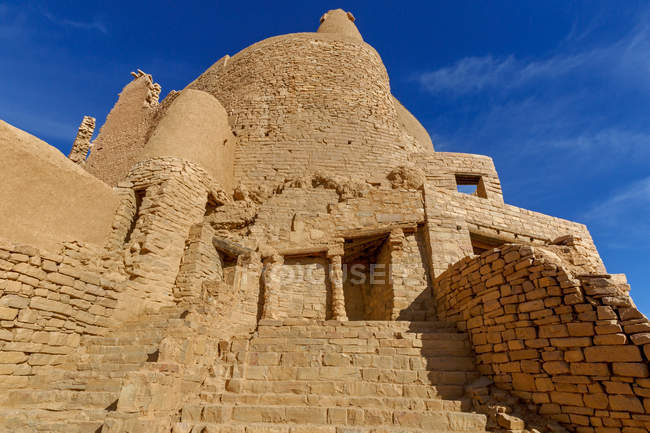 Живописный вид на крепость Мард, Саудовская Аравия — стоковое фото