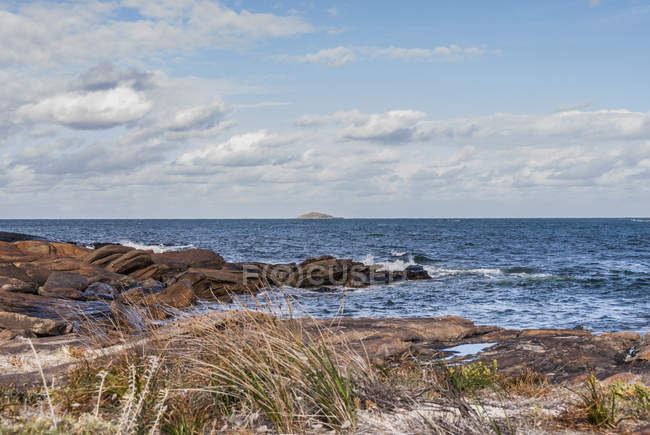 Vista panoramica sul paesaggio rurale della spiaggia, Augusta, Australia Occidentale, Australia — Foto stock