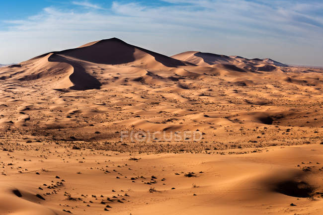 Malerischer Blick auf Wüstenlandschaft, Riad, saudi-arabien — Stockfoto