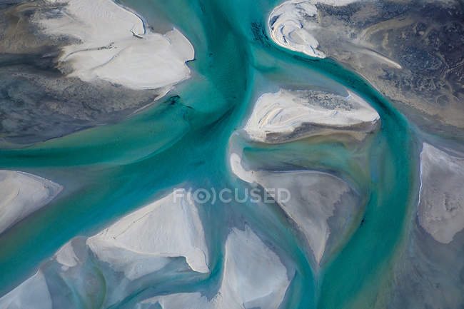 Aerial View of ocean and beach coastline, Western Australia, Australia — Stock Photo