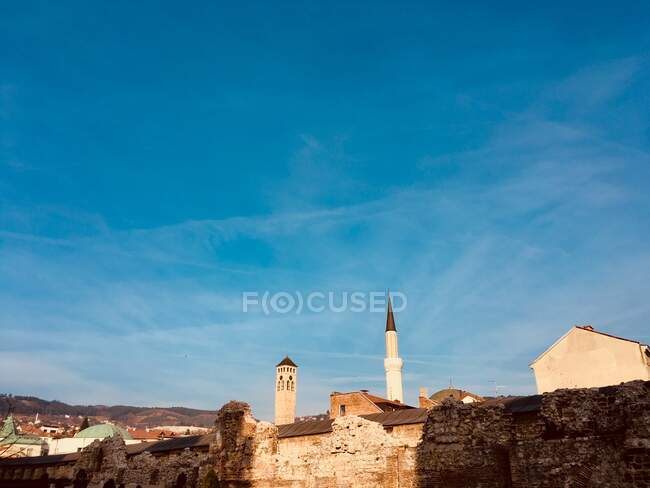 Old medieval fortress on the coast of the mediterranean sea — Stock Photo