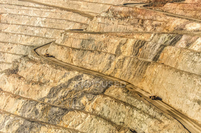 Vista panorámica de la mina Super Pit Gold, Kalgoorlie, Australia Occidental, Australia - foto de stock