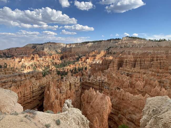Parque Nacional Bryce Canyon paisaje, Utah, Estados Unidos - foto de stock