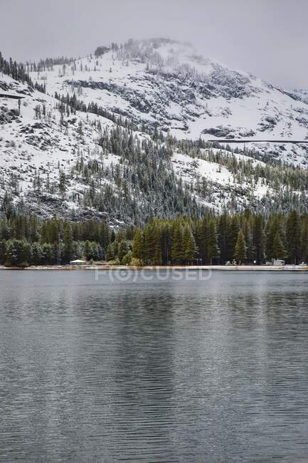 Paysage montagneux, Lac Tahoe National Forest, Californie, États-Unis — Photo de stock