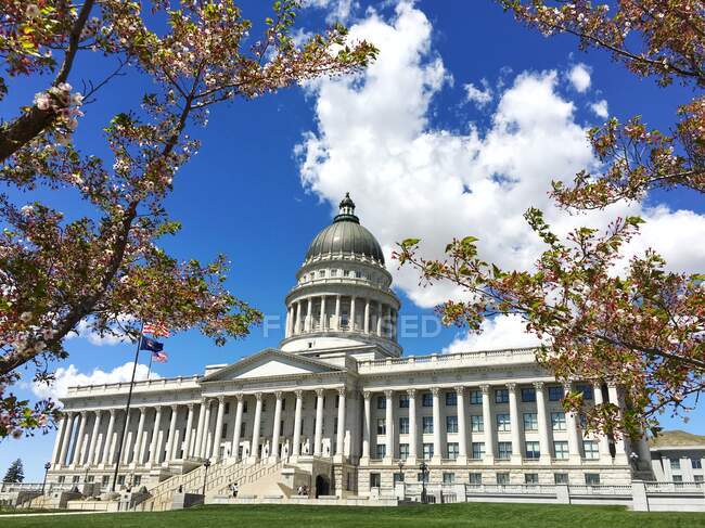 Utah Staatskapitol Gebäude, Kapitol Hügel, Salzsee Stadt, utah, USA — Stockfoto