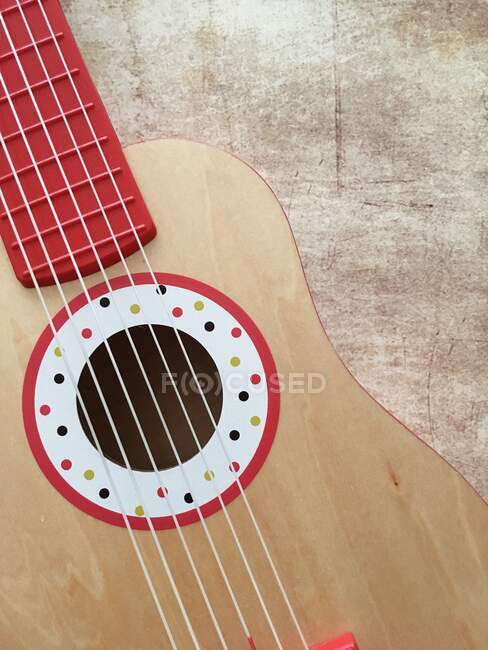Close-up de uma guitarra — Fotografia de Stock
