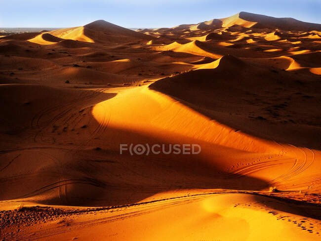 Beautiful landscape of the namib desert in the sahara, namibia — Stock Photo