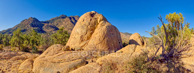 Massi giganti, Area ricreativa del bacino di granito, Prescott National Forest, Arizona, Stati Uniti d'America — Foto stock