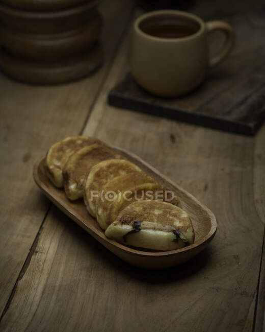 Pukis Cakes on a serving dish — Stock Photo