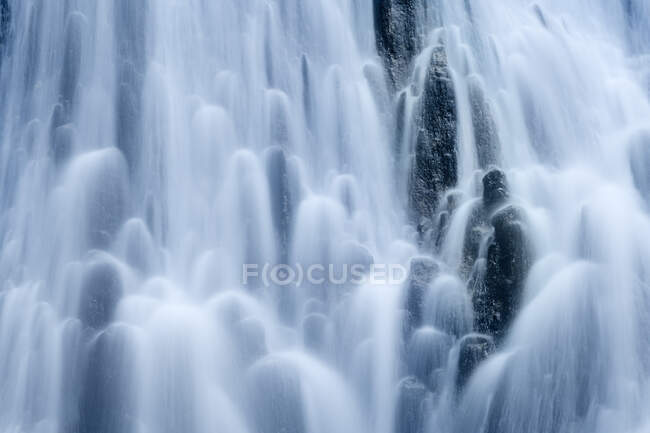 Cascade du Rossignole waterfall, Auvergne, France — стокове фото