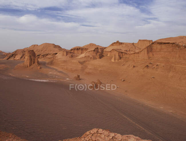 Paisaje del desierto de Kalut, Irán - foto de stock