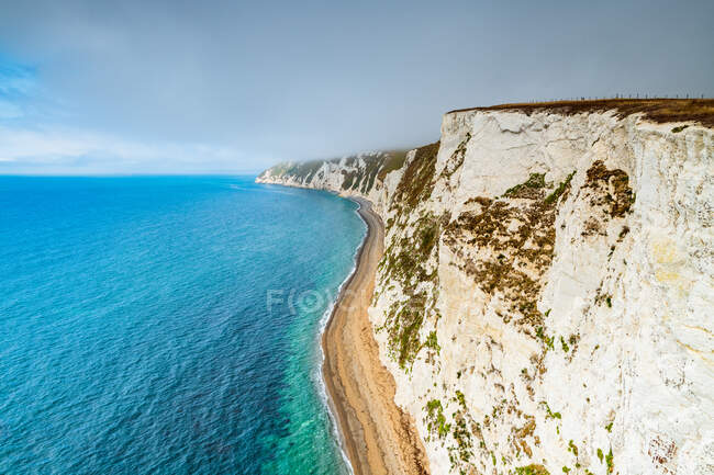 Jurassic coastline along Devon and Dorset, England, UK — Stock Photo