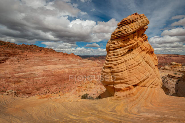 Sandstone Butte, Paria Canyon-Vermilion Cliffs Wilderness, Arizona, USA — Foto stock