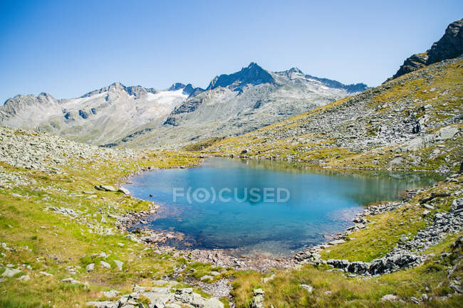 Lago Windschnursee, Parco nazionale degli Alti Tauri, Gastein, Salisburgo, Austria — Foto stock