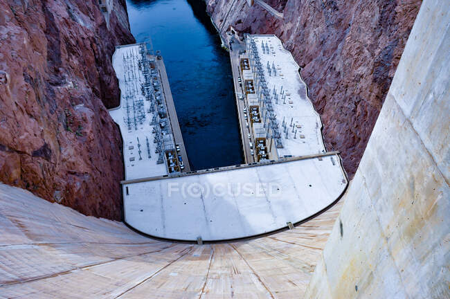 Hover Dam Complex am Colorado River, Nevada, USA — Stockfoto