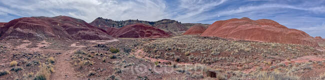 Bentonite Hills nel Petrified Forest National Park, Arizona, USA — Foto stock