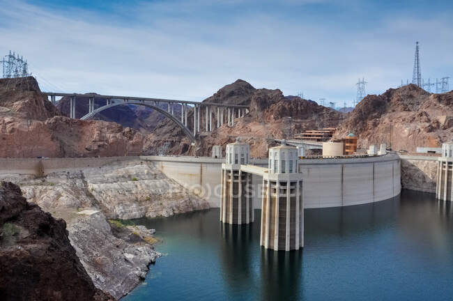 Hoover Dam Complex, Nevada, USA — Stock Photo
