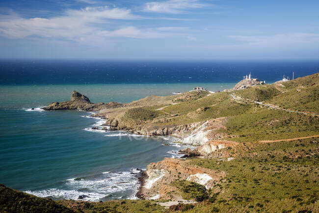 Côte de Cabo de Gata, Almeria, Andalousie, Espagne — Photo de stock