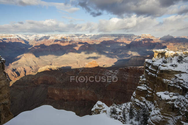 Parc national du Grand Canyon en hiver, Arizona, États-Unis — Photo de stock