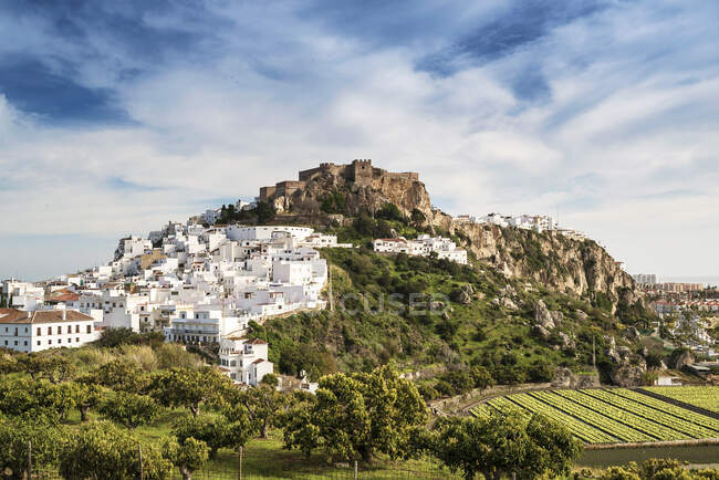 Townscape, Salobreña, Granada, Andalucía, España - foto de stock
