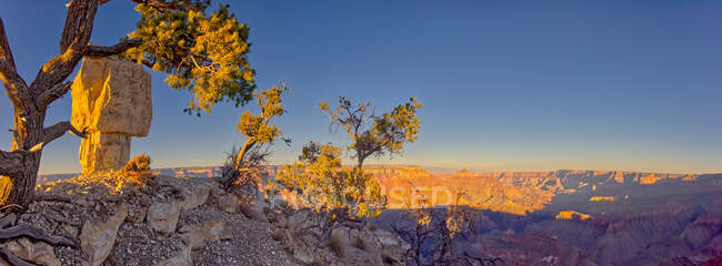 Shoshone Rock at Shoshone Point, South Rim, Grand Canyon, Arizona, USA — Stock Photo