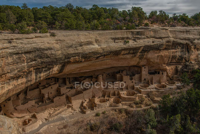 Cliff Palace, Parque Nacional Mesa Verde, Colorado, EUA — Fotografia de Stock