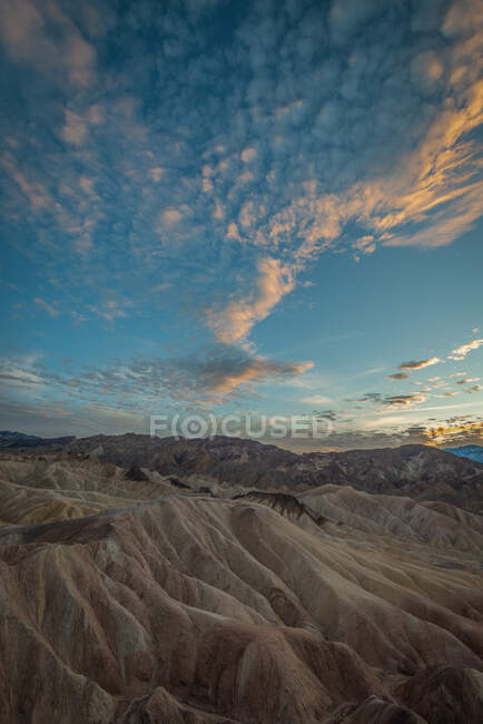 Zabriskie Point, Parque Nacional do Vale da Morte, Califórnia, EUA — Fotografia de Stock