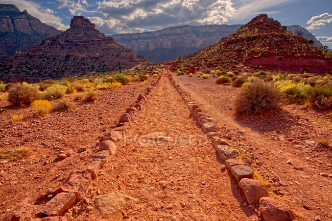 South Kaibab Trail, Grand Canyon, Arizona, EUA — Fotografia de Stock