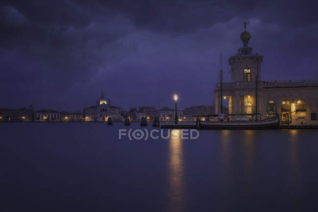 Venezianische Wege 179 (Punta della dogana), Venedig, Venetien, Italien — Stockfoto