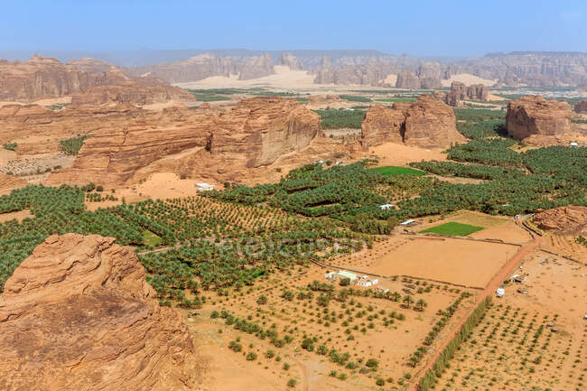 Une belle vue sur petra, jordan. — Photo de stock