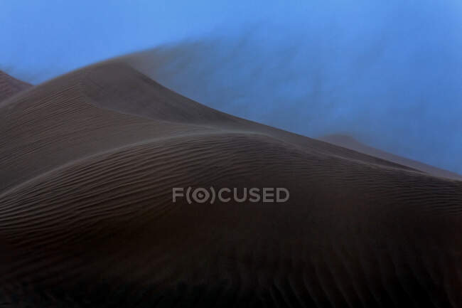 Піщана буря в пустелі, сауді арабія. — стокове фото