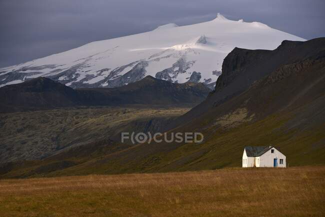 Заброшенный дом, Пенья Снефельснес, Исландия — стоковое фото