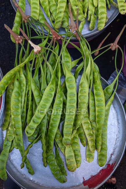 Overhead view of bitter beans, Thailand — Stock Photo