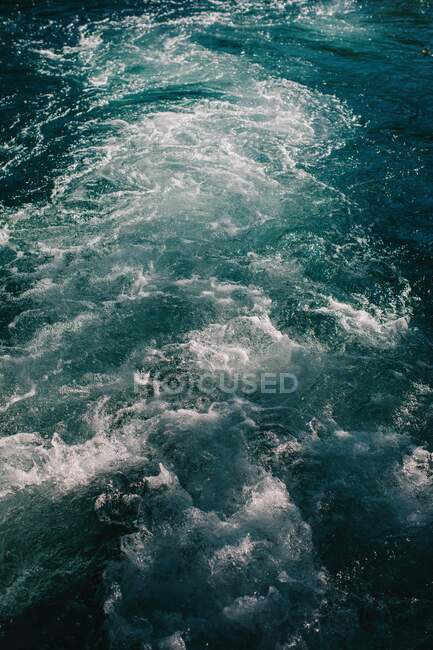 Close-up of churning sea water, Croatia — Stock Photo