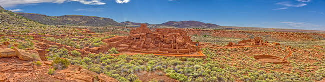 Wukoki Pueblo Ruins, Wupatki National Monument, Arizona, Untied States — Stock Photo