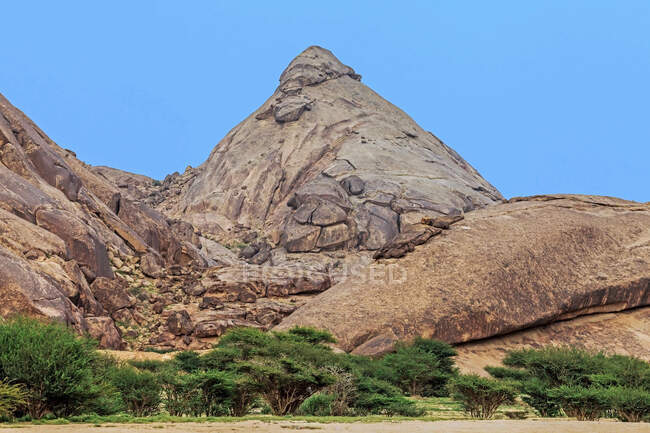 Живописный снимок горного ландшафта, Саудовская Аравия — стоковое фото