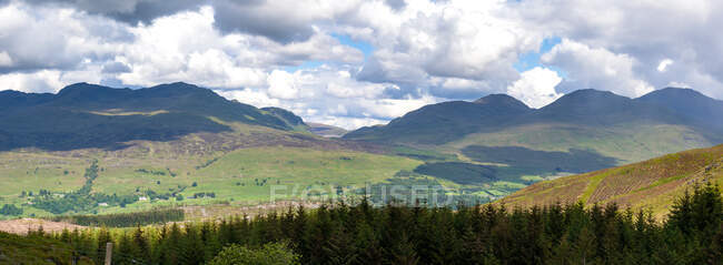 Mountain landscape, Rob Roy Way, Escócia, Reino Unido — Fotografia de Stock