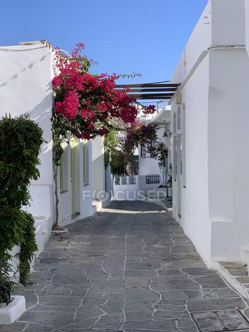 Paysage urbain, île des Cyclades, Grèce — Photo de stock
