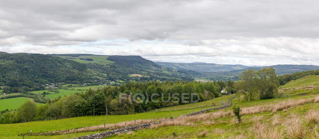 Сельский ландшафт, Rob Roy Way, Шотландия, Великобритания — стоковое фото