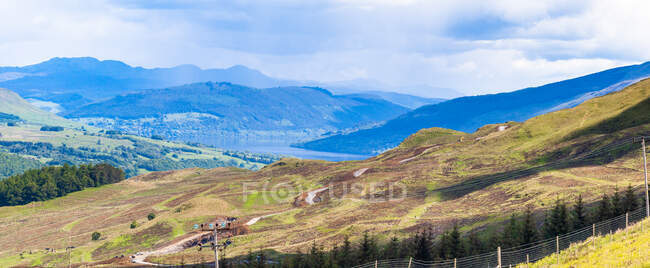 Berglandschaft, Rob Roy Way, Schottland, Großbritannien — Stockfoto
