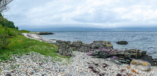 Paisagem costeira, Ilha de Arran, Escócia, Reino Unido — Fotografia de Stock