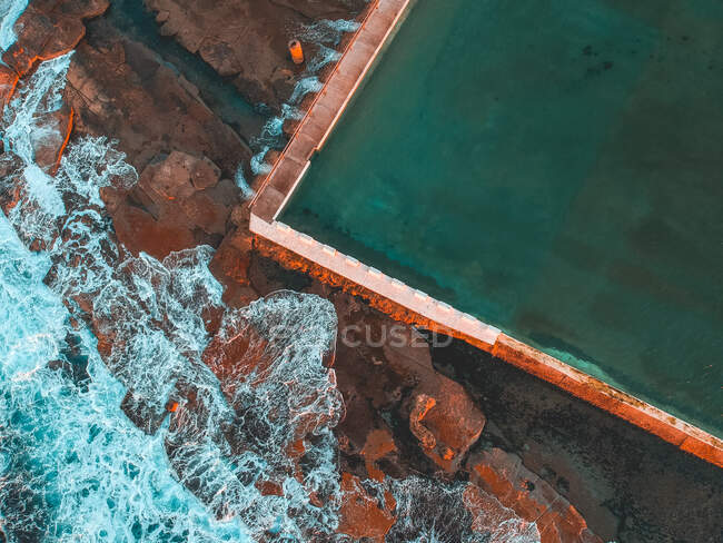 Бассейн Кронулла-Бич, Новый Южный Уэльс, Австралия — стоковое фото