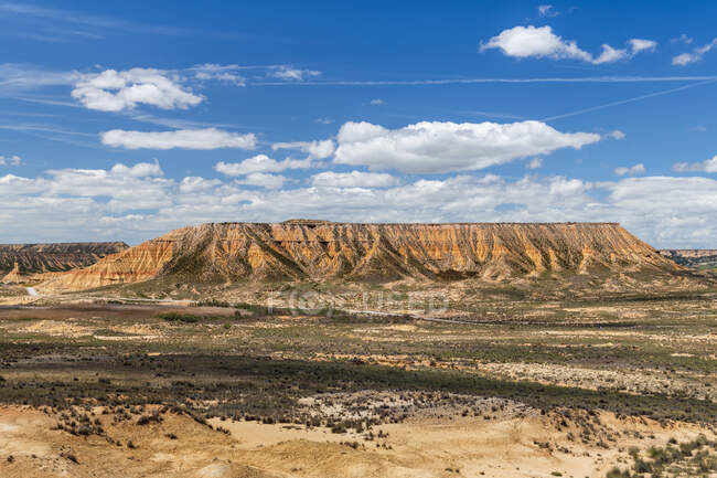 Горный ландшафт, Барденас-Реалес, Наварра, Испания — стоковое фото