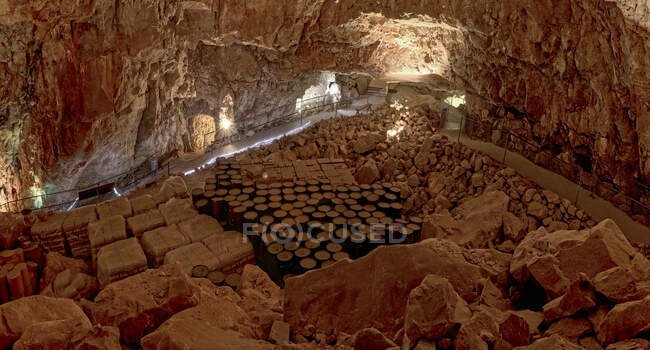 Вигляд на бомбосховище в печерах Гранд - Каньйон, Піч - Спрінгс, Mile Marker 115, Арізона (США). — стокове фото
