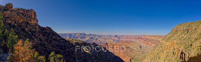Grand Canyon vista dall'alto Tanner Trail, Arizona, USA — Foto stock